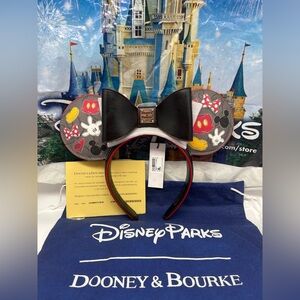 Dooney & Bourke Disney Parks Mickey Parts Ears Headband Mickey Minnie Mania
